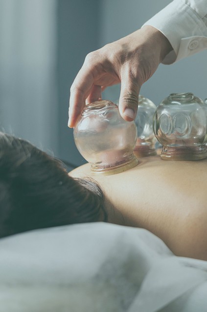 cupping hand